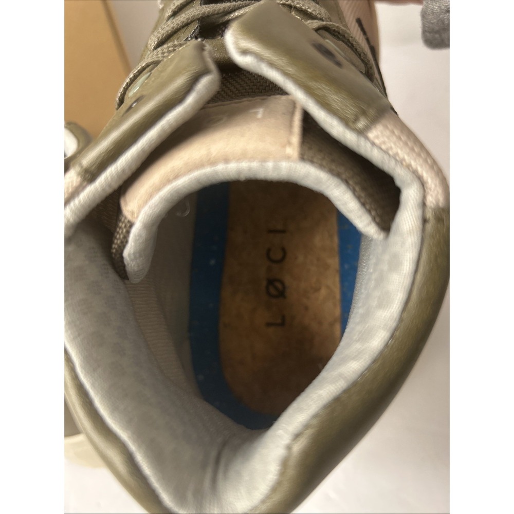 LOCI‎ VEGAN ELEVEN TRAINER Green KHAKI EU43 US W11 M10 NEW IN BOX - Picture 6 of 10